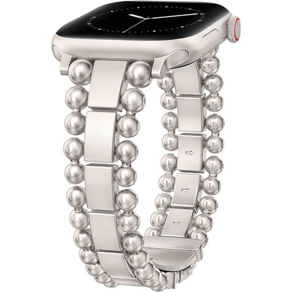 NEW Luxury Beaded Dressy Apple Watch Band main image 6